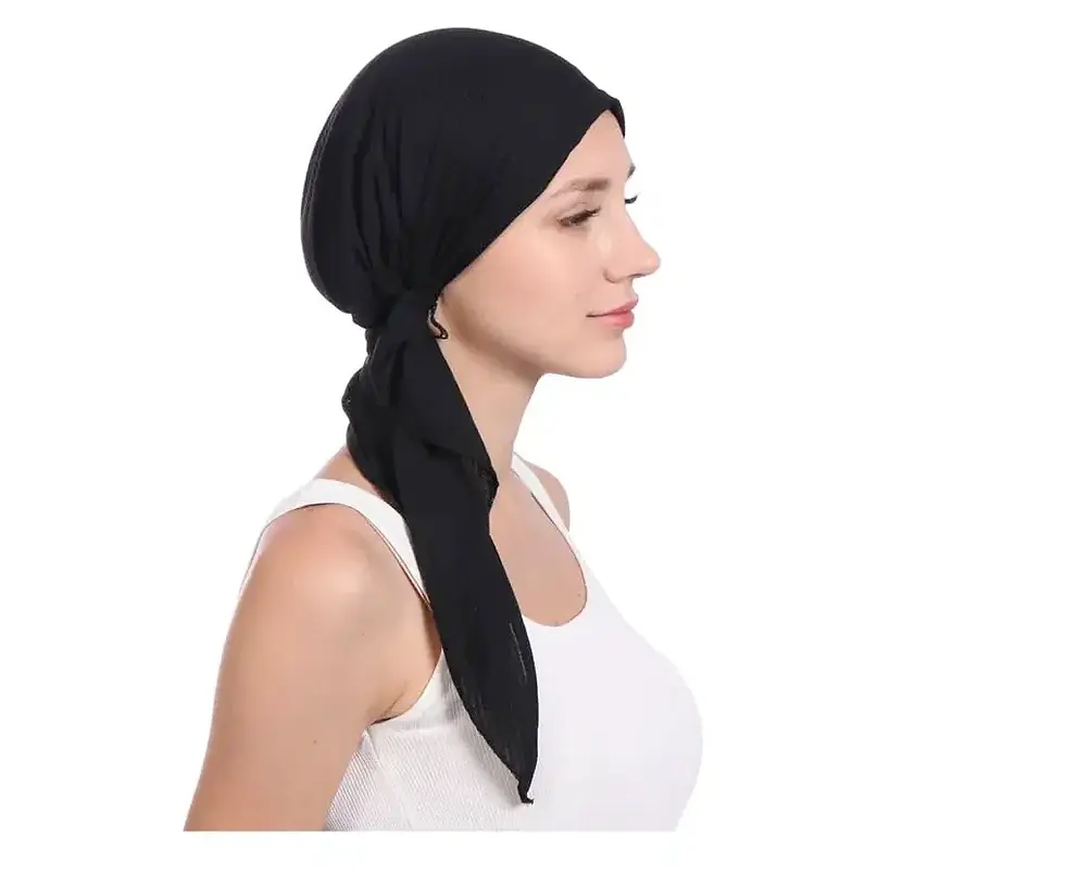Thumbnail: Chemo Headwear Beanie Head Cover Scarf Turban