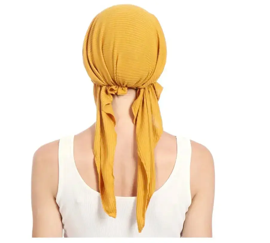 Thumbnail: Chemo Headwear Beanie Head Cover Scarf Turban