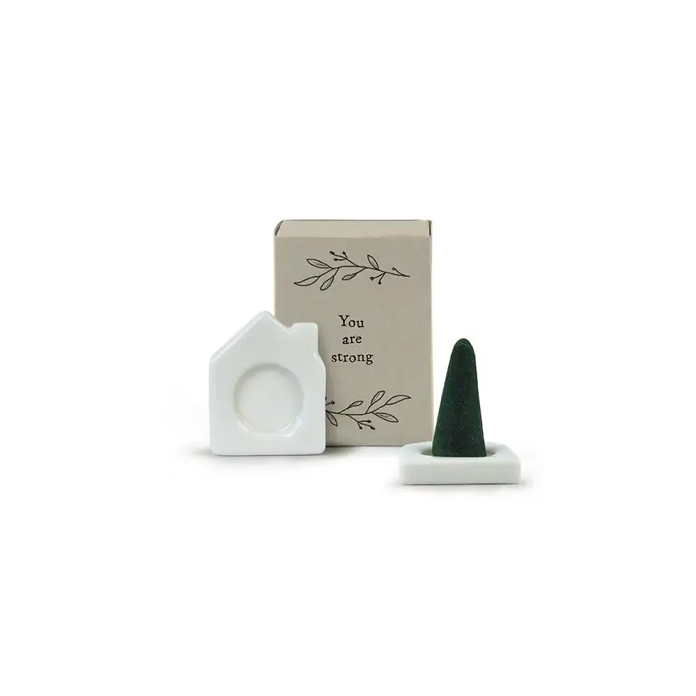 Thumbnail: East of India Matchbox Incence Holder & Two Cones