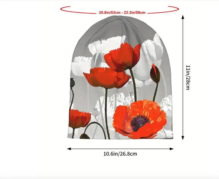 Thumbnail: Poppy Red Cancer Chemo Hair Loss Headwear Ultra Soft