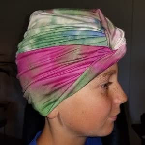 Thumbnail: Pre Tied Headwrap Chemo Headwear for Women UK Beanie Scarf Turban Cap Floral