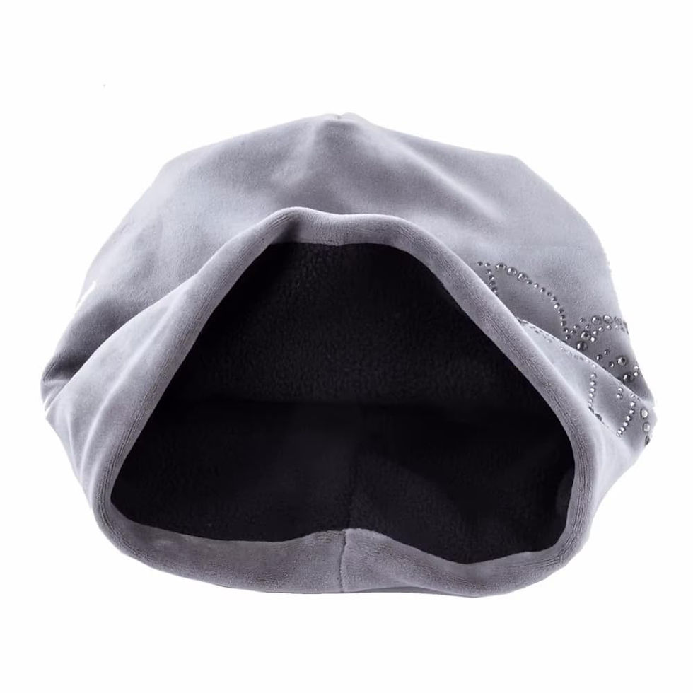 Thumbnail: Chemo Headwear Beanie Hat Sparkly - Pre Tied Bandana Headwrap Scarf Closed Top