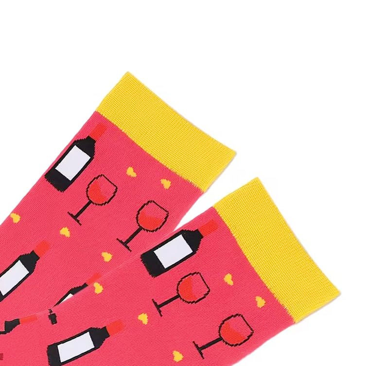 Thumbnail: WINE SOCKS - IF YOU CAN SEE THIS BRING WINE Novelty Fun Socks Pair - Size 5-9