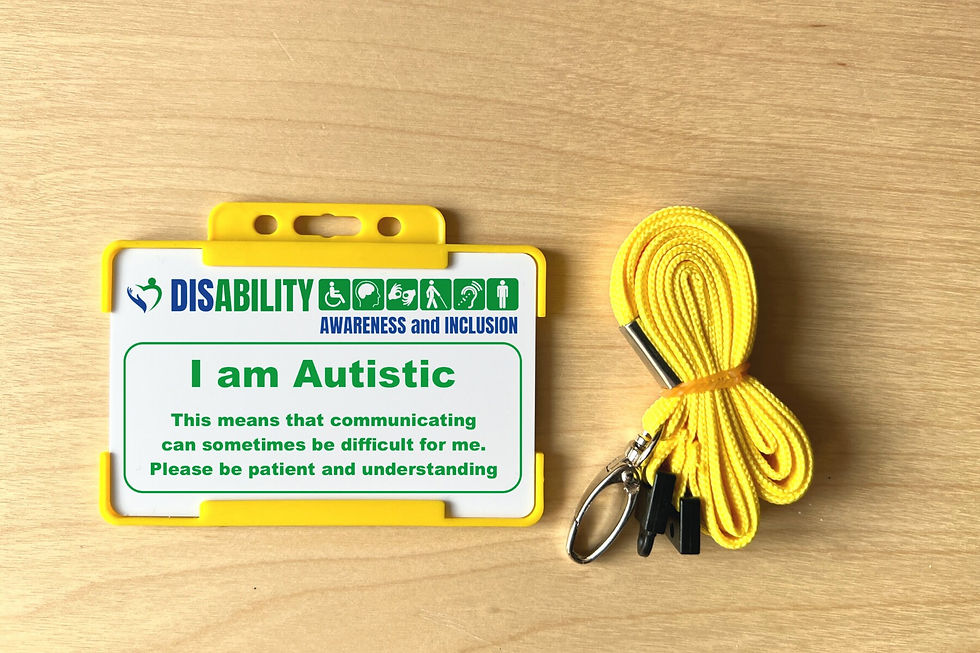 Thumbnail: I am Autistic  - Disability Awareness & Inclusion Card