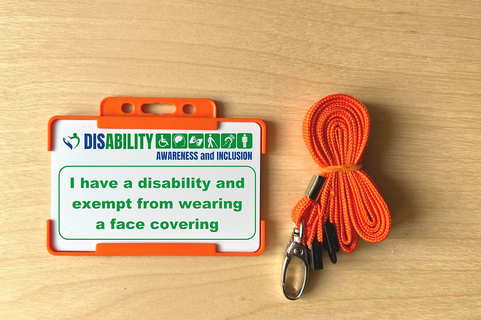 Thumbnail: I have a disability and exempt from wearing a face covering - Disability Awarene