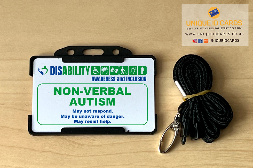 Thumbnail: Non-Verbal Autism Awareness Card