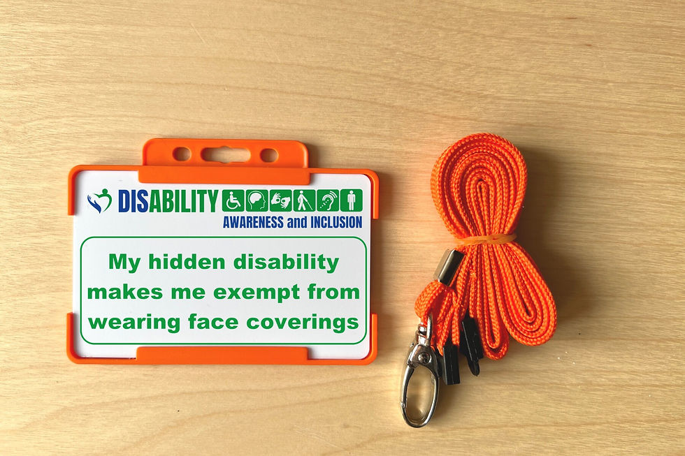 Thumbnail: My hidden disability makes me exempt from wearing face coverings - Disability Aw