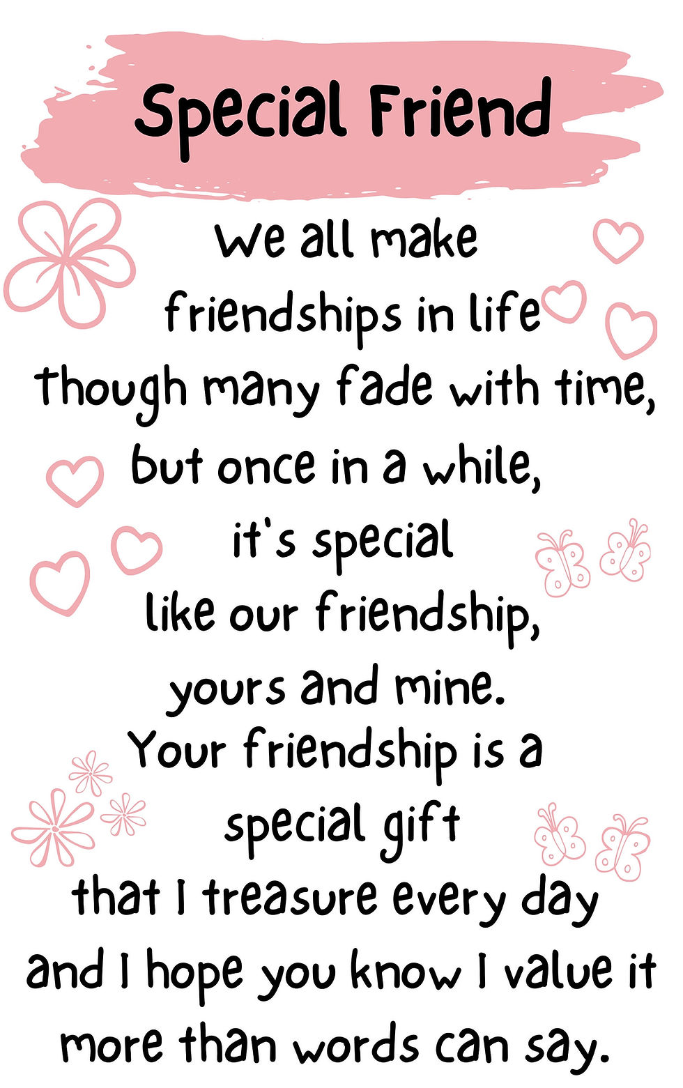 Thumbnail: Special Friend - Keepsake Wallet Purse Card Sentimental Gift for All Occasions