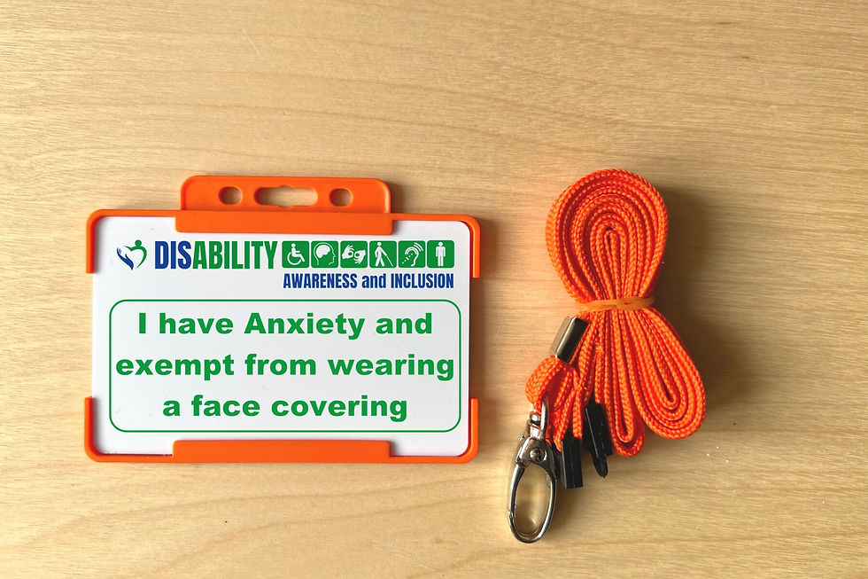 Thumbnail: I have anxiety and exempt from wearing a face covering - Disability Awareness an
