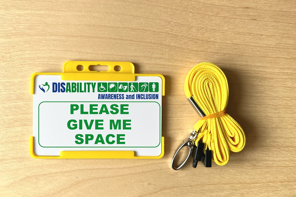 Thumbnail: Please Give me Space - Disability Awareness & Inclusion Card (choose your favour