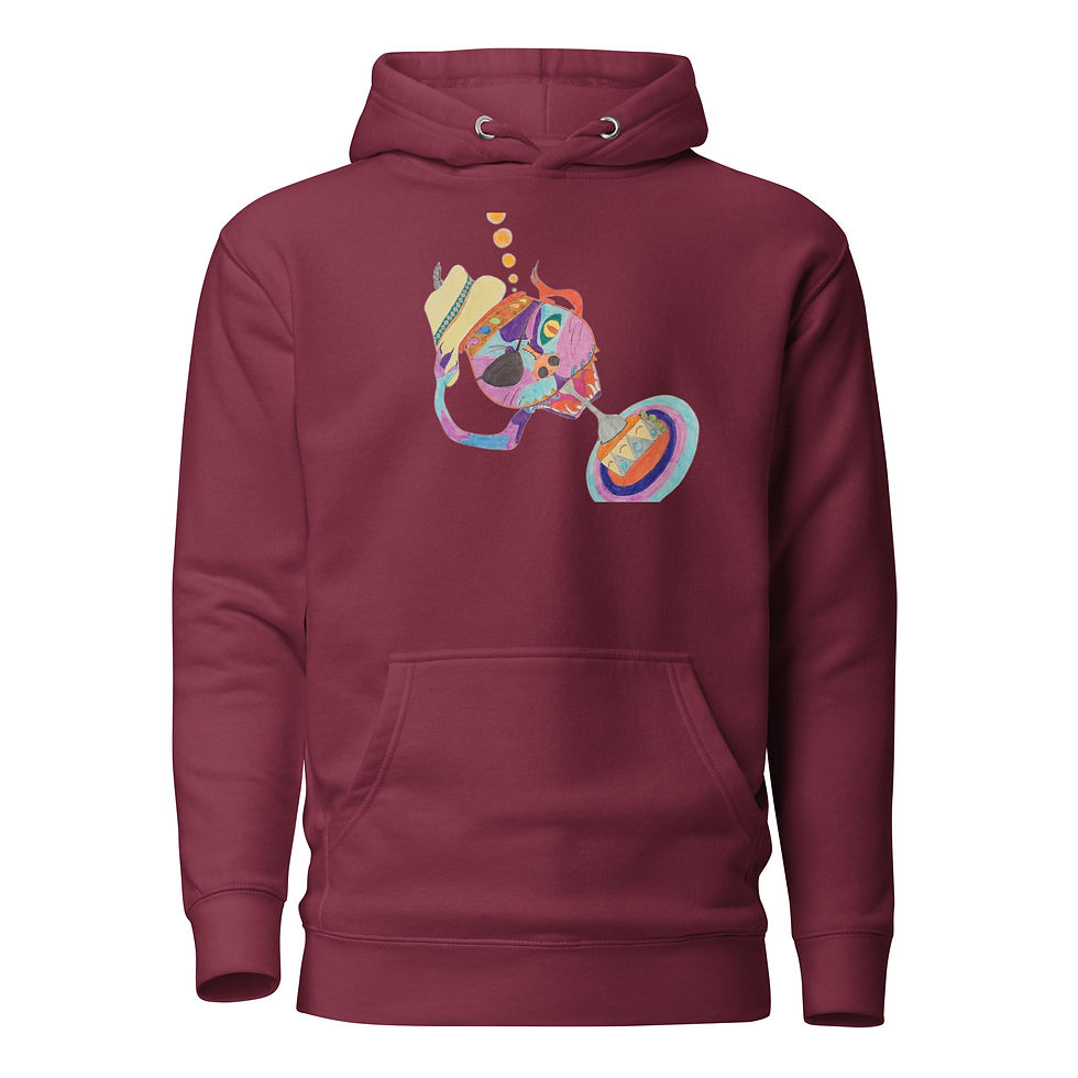 Thumbnail: The "Untitled" Hoodie by jLouiseArt