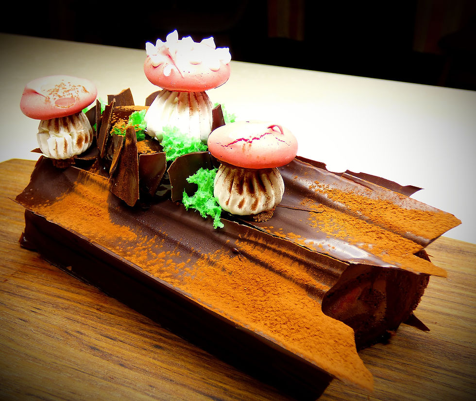 Thumbnail: Christmas Chocolate log - Large