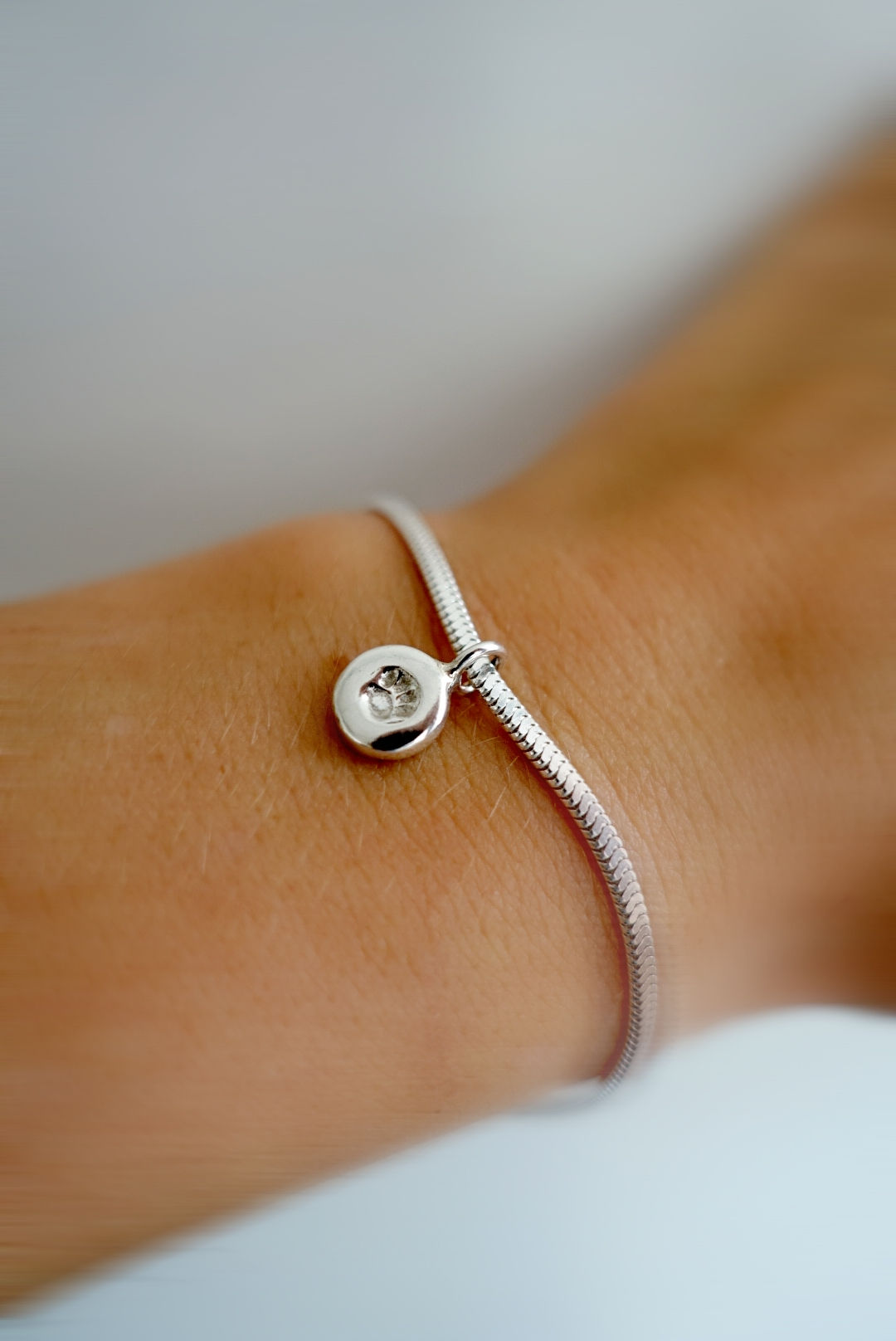 Tiny Baby Paw Snake Bracelet