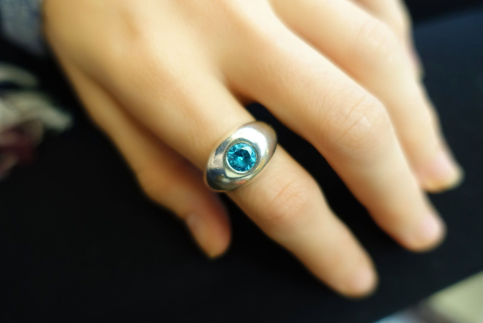 Crystal Tara Ring