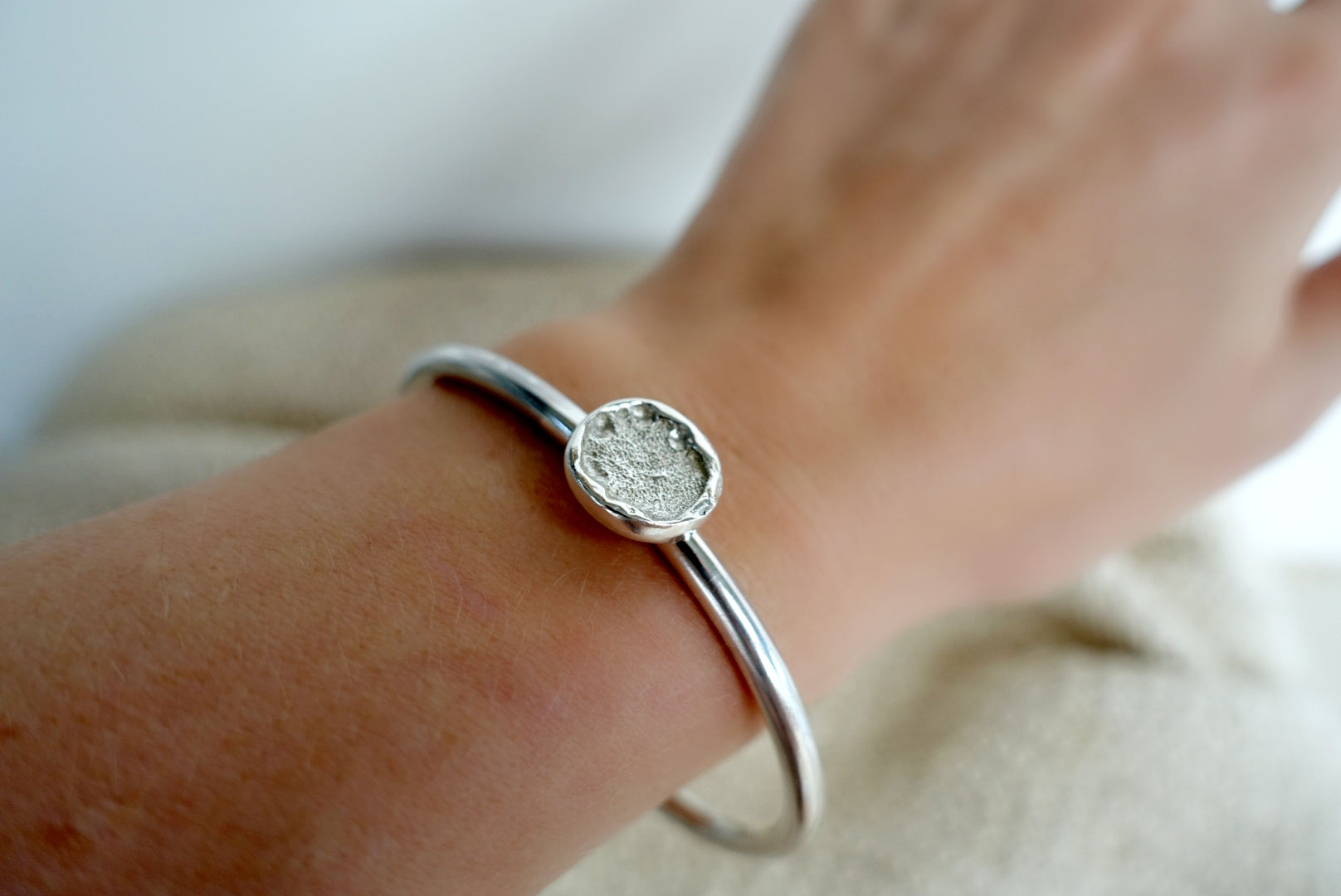 Tsavo Elephant Footprint Malaika Bangle