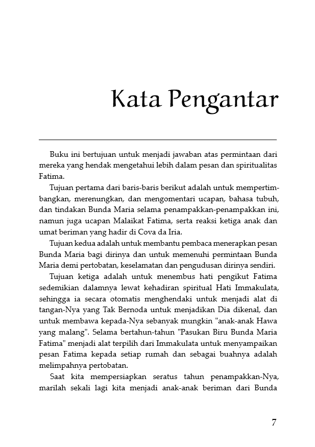 Thumbnail: TERANG ROHANI UNTUK JAMAN KITA-Fatima - A Spiritual light for our times Volume 1