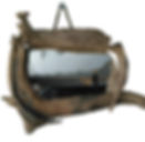 Decorative driftwood mirror