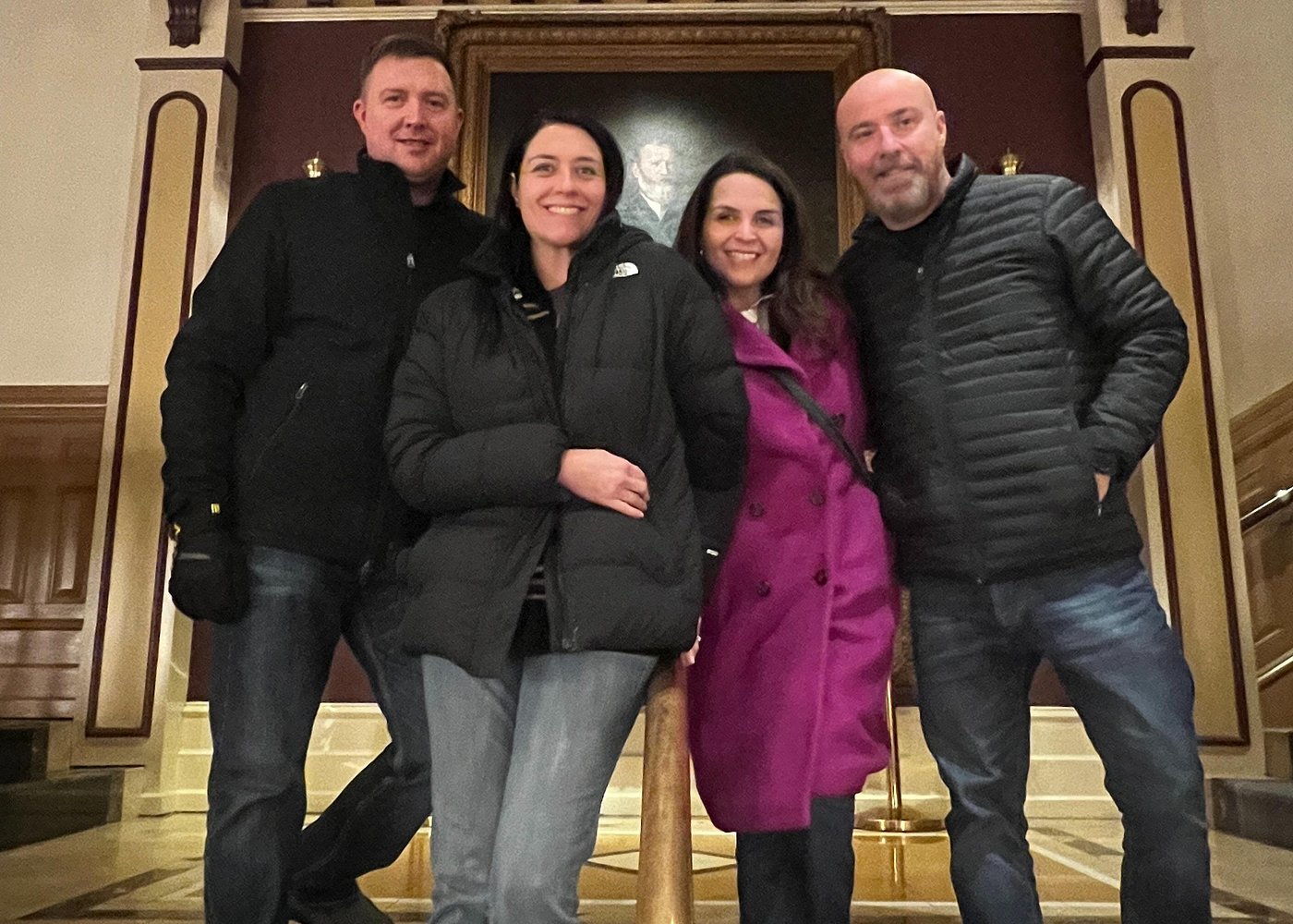 Tour group on Austin's haunted ghost and true crime walk