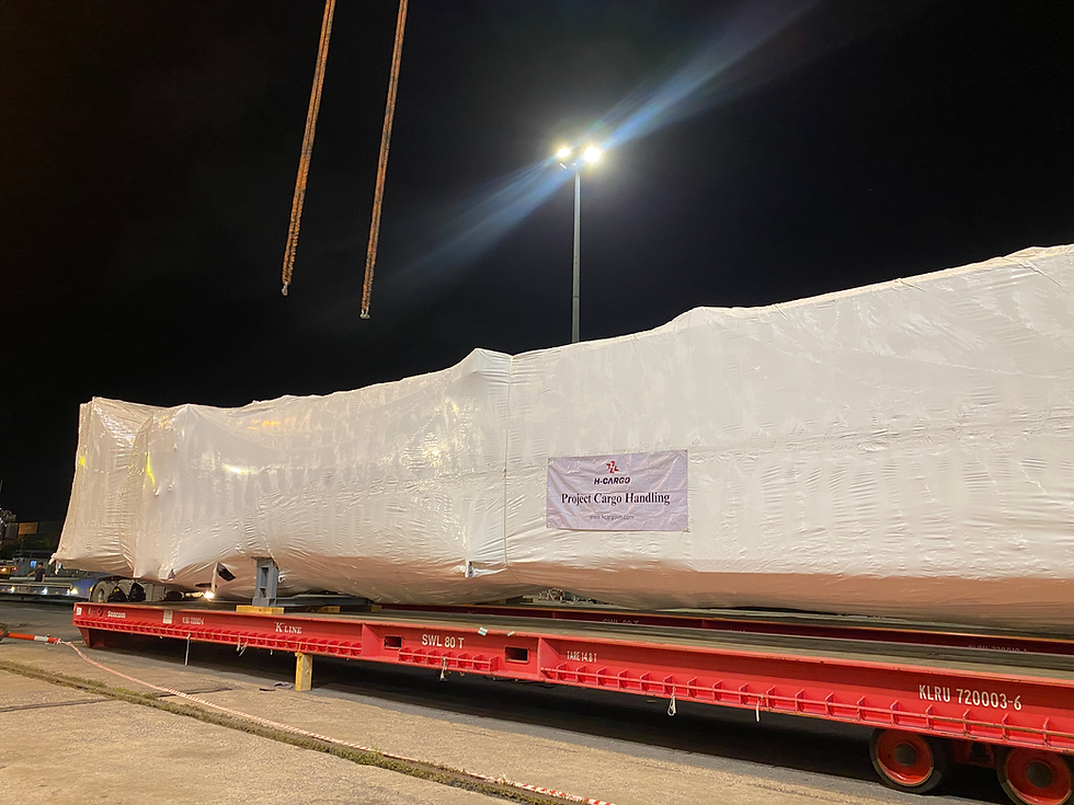 Lô hàng siêu trường do H-Cargo thực hiện