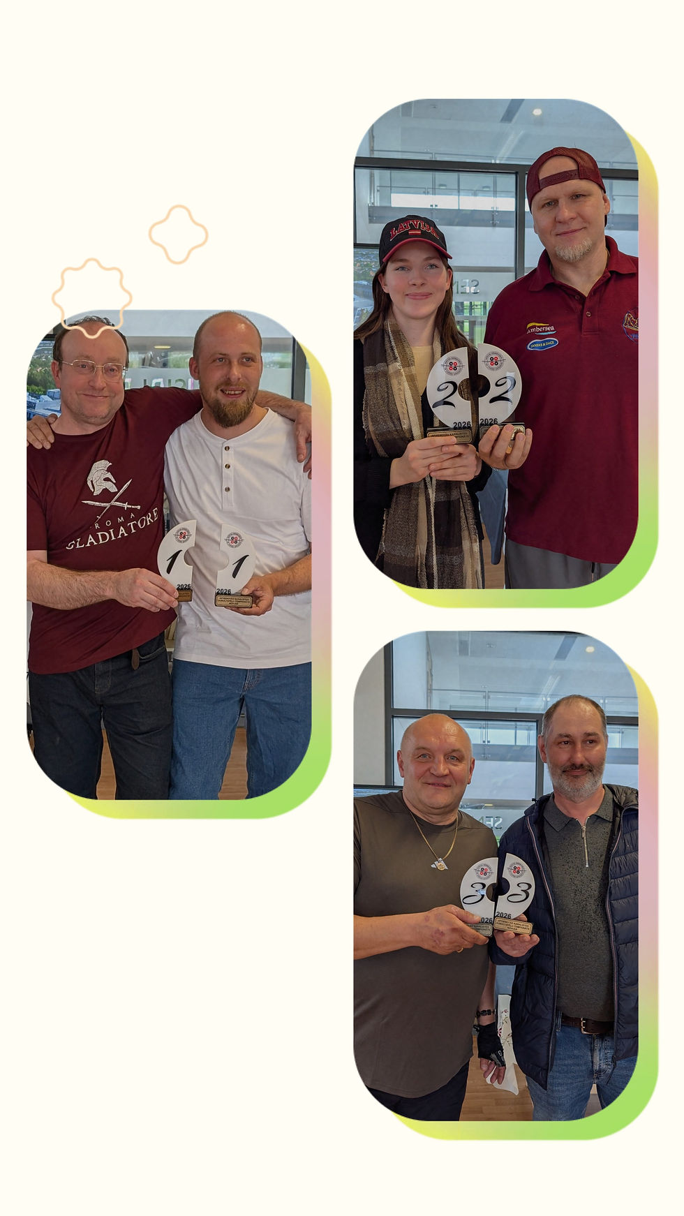 Apvienotās Karalistes novusa dubultspēļu čempionāta uzvarētāji