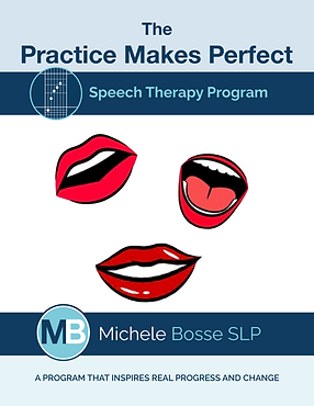 Practice Makes Perfect Speech Therapy Program Book