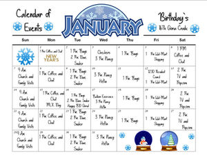 We have a busy month ahead of us filled with wonderful activities! Feel free to stop on by and Visit