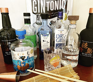 Japanische Gins beim Tasting Gin meets Sushi