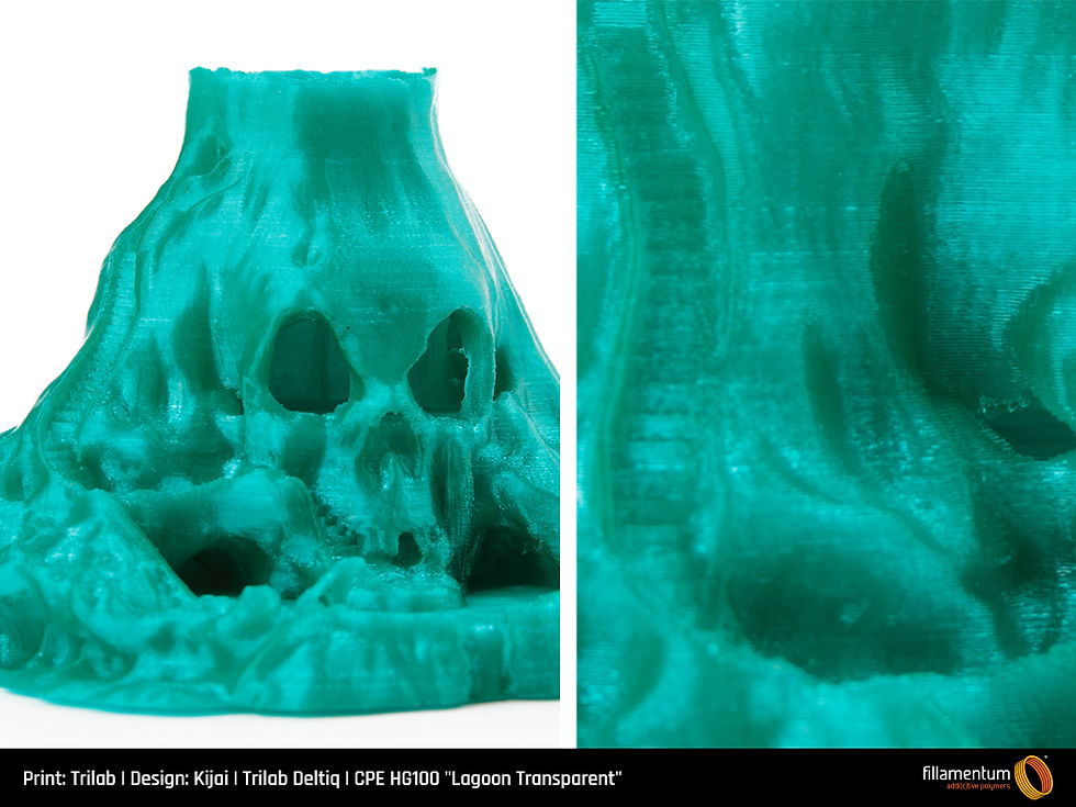 Thumbnail: Fillamentum CPE HG100 Lagoon Transparent 1.75mm 750gr