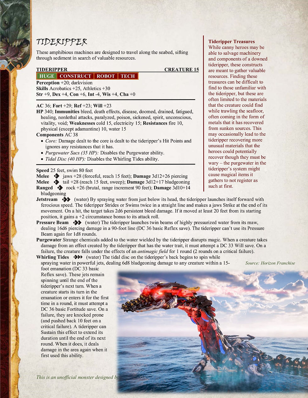 PF2e Tideripper