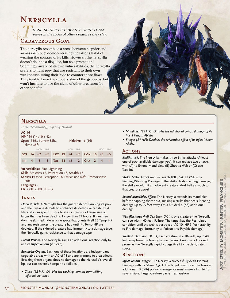 D&D Nerscylla by Blue