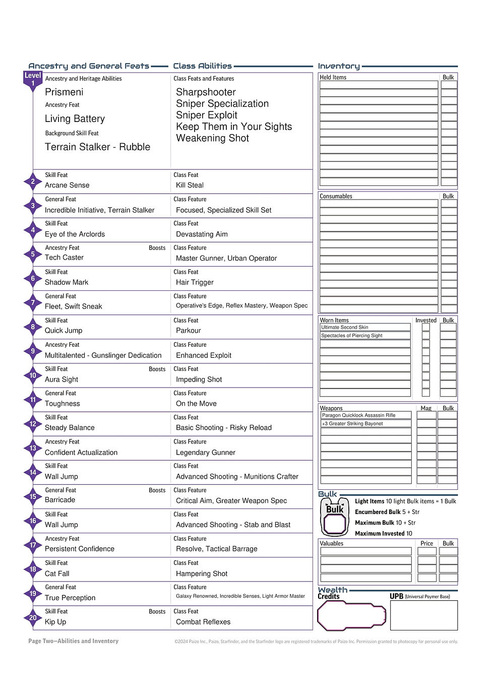 Level 20 Trigger, Page 2