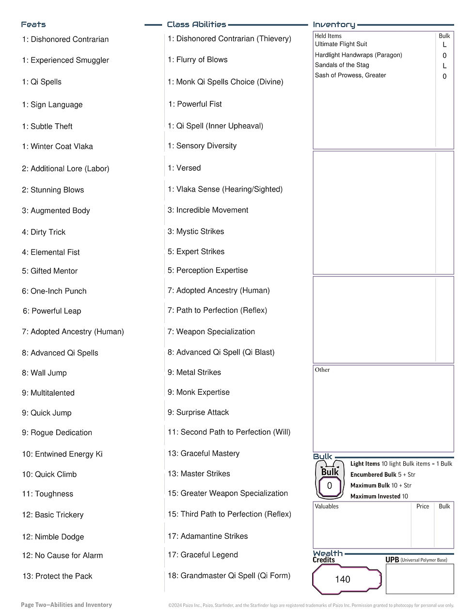 Level 20 Lycaon, Page 2