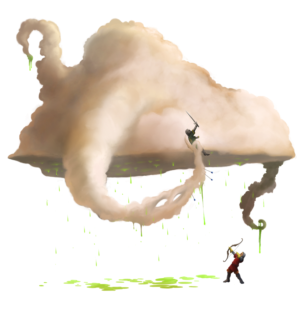 Caustic Cloud, Illustrated by SethMonster
