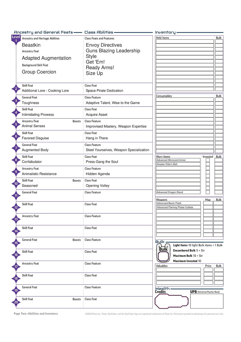 Level 10 Silver, Page 2