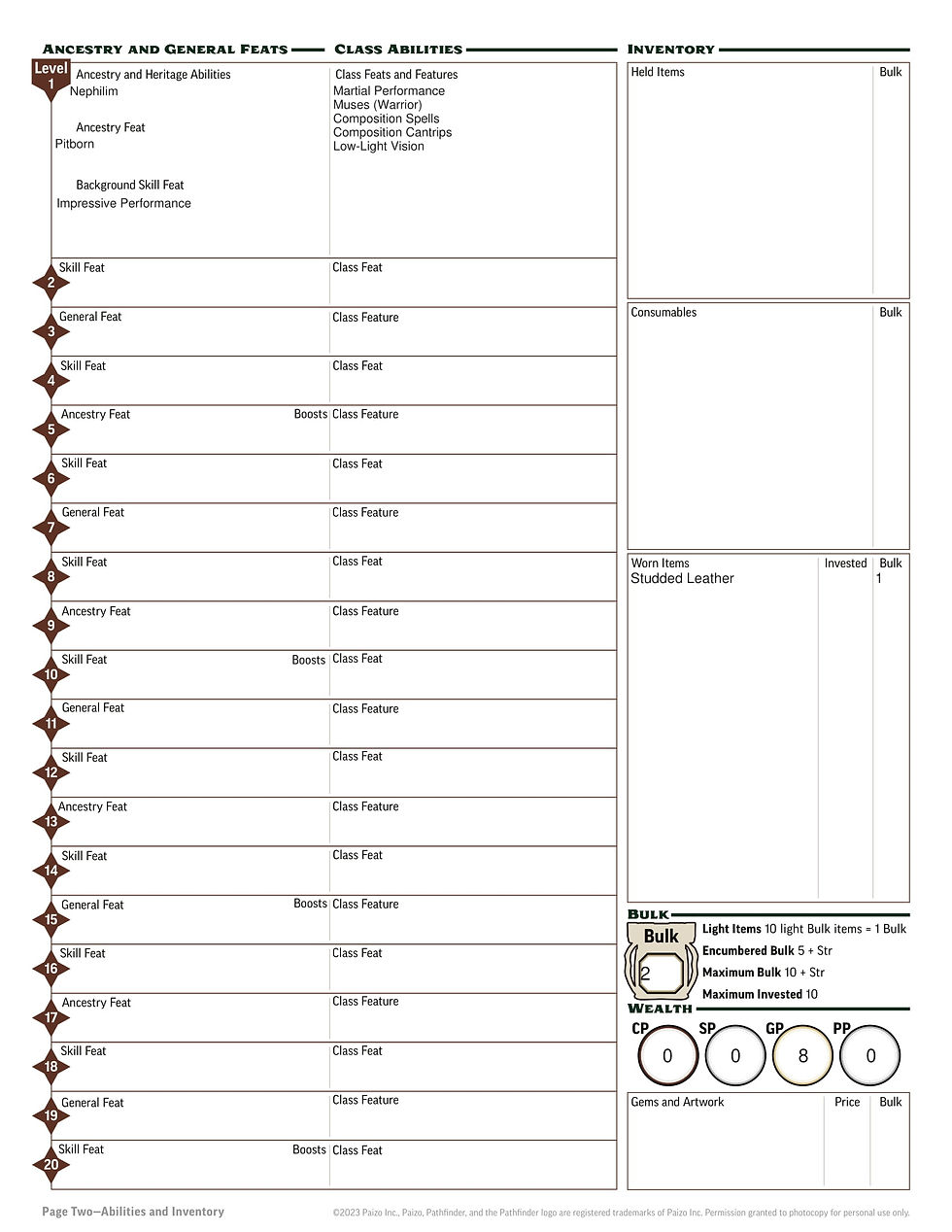 Level 1 Rumi, Page 2