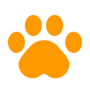 dog paw logo