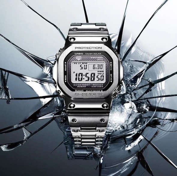 Thumbnail: G-Shock 35th Anniversary Men's Bluetooth Solar Watch GMW-B5000D-1D Silver