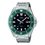 Thumbnail: Casio 200M WR Rotating Bezel Watch MDV107D-3A Black/Silver/Green
