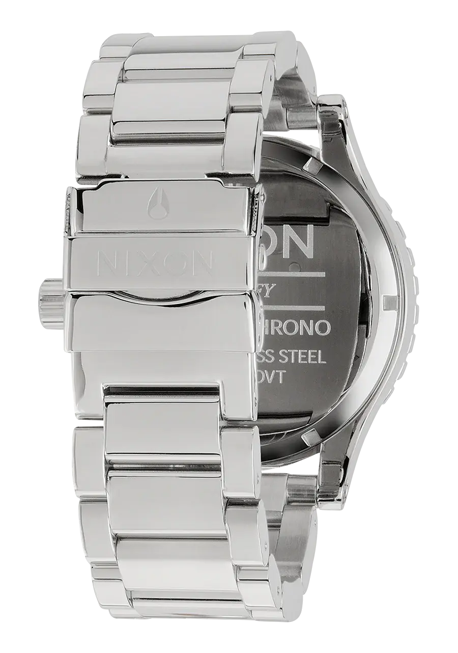 Thumbnail: Nixon Mens 51-30 Chronograph Watch - High Polish / White