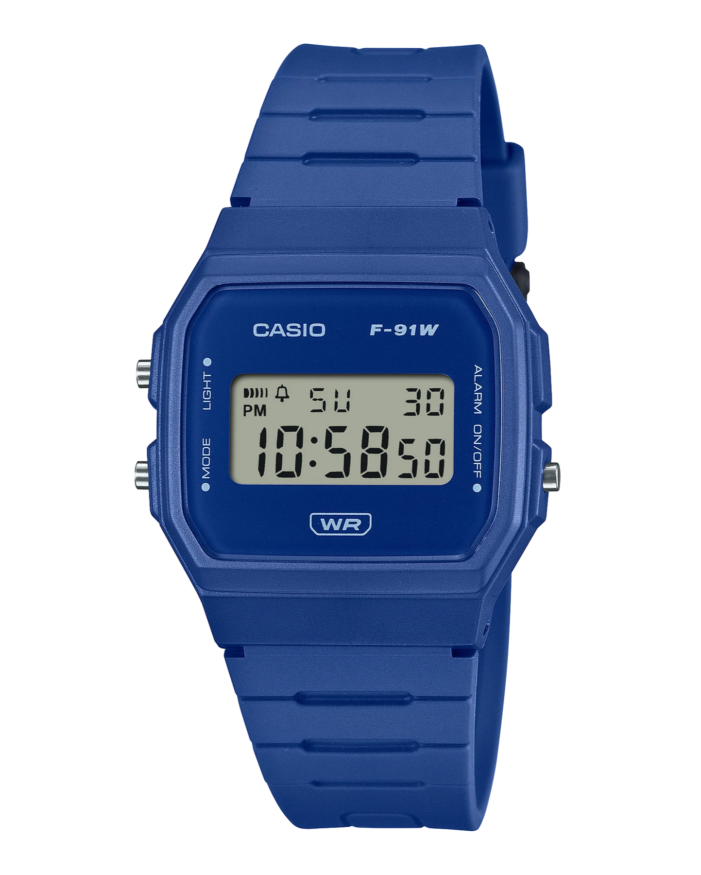 Casio Vintage Digital Watch F-91WB-2A1 Blue