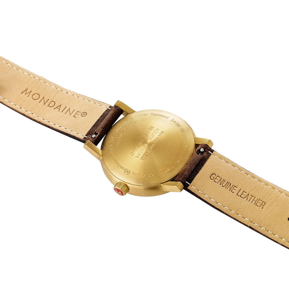 Thumbnail: Mondaine - #1 EVO2 SILV DIAL IPG CASE BRWN LEA 40mm