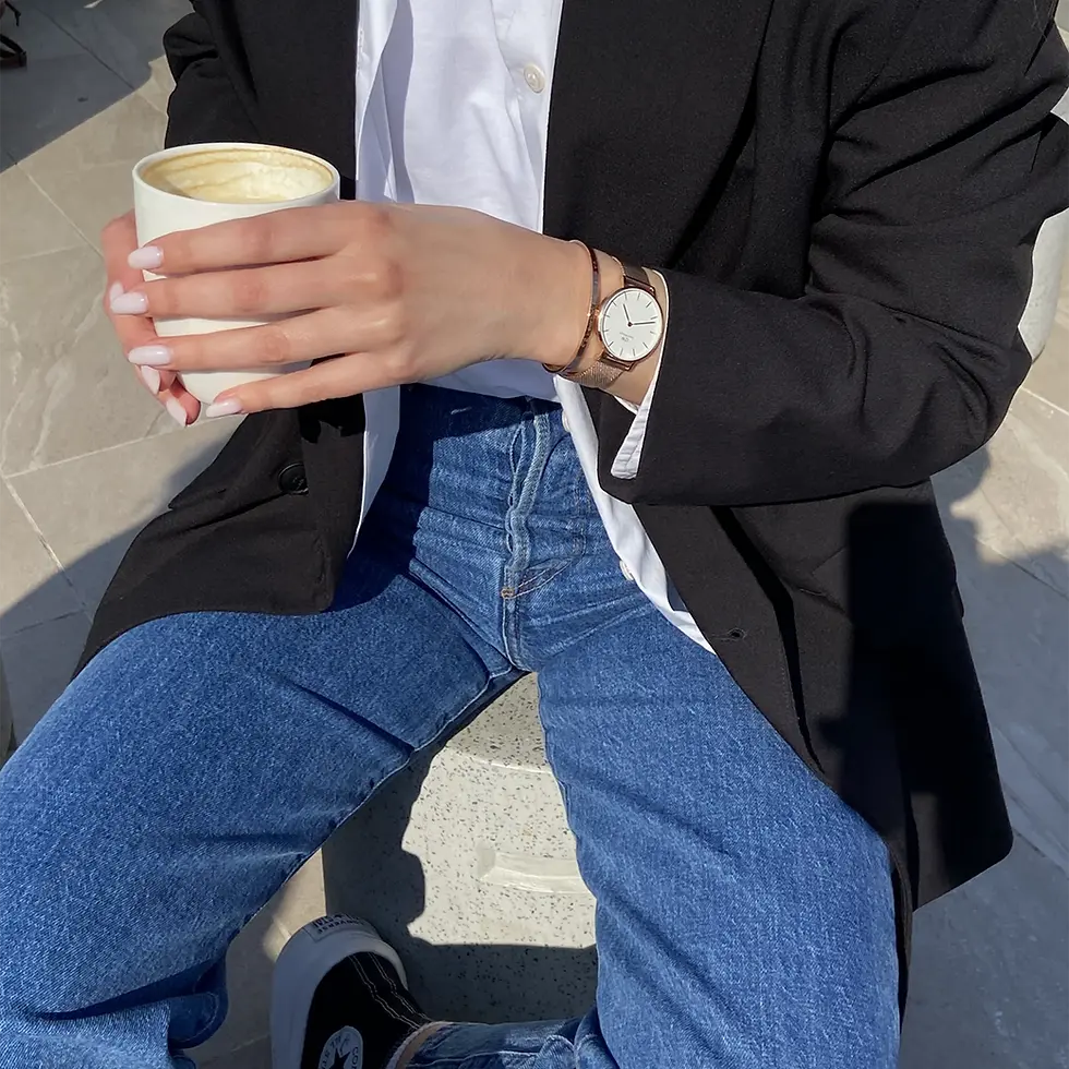 Thumbnail: Daniel Wellington Petite Melrose Rose Gold 28mm DW00100219 Watch