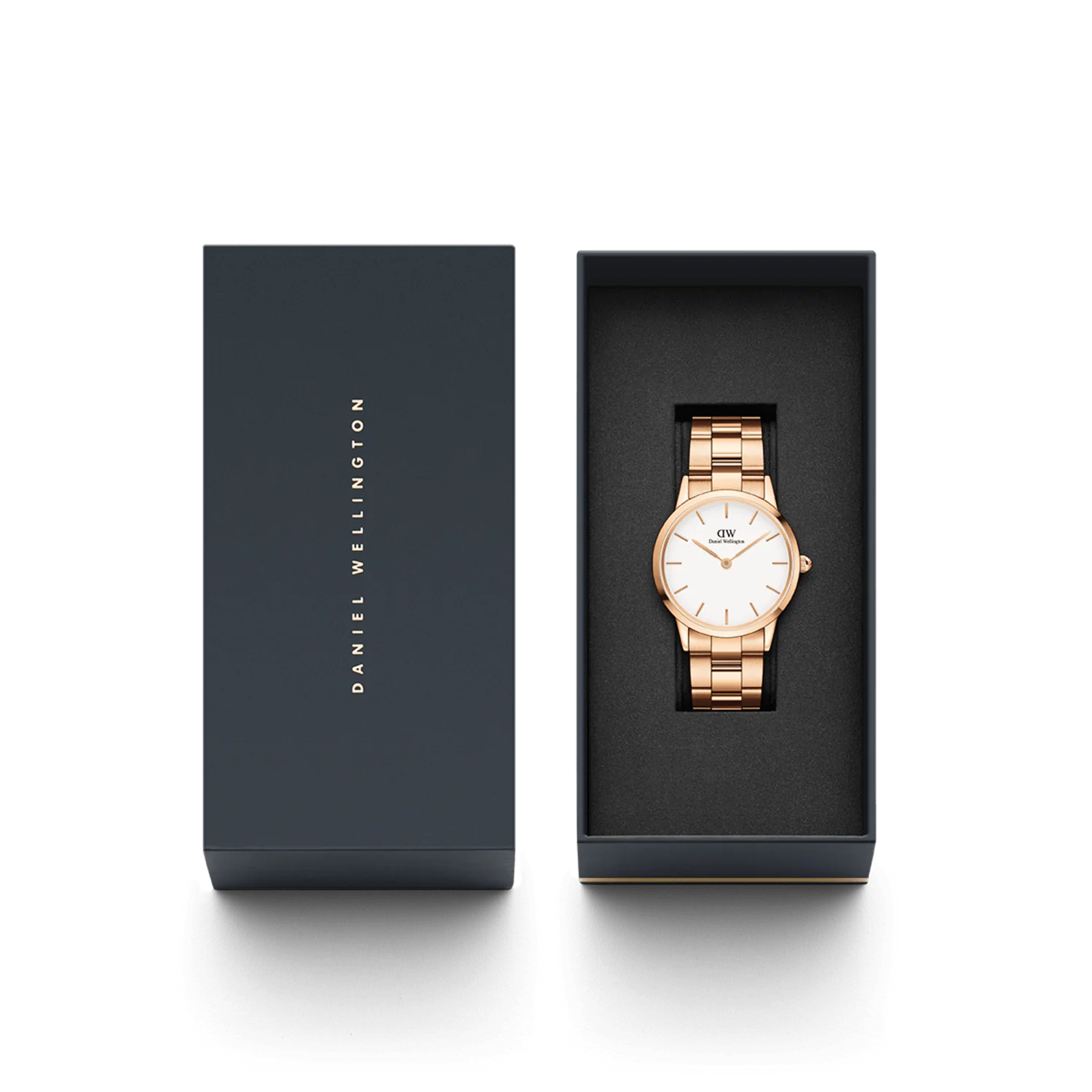 Thumbnail: Daniel Wellington Iconic Link 32mm Rose Gold White DW00100211 Watch