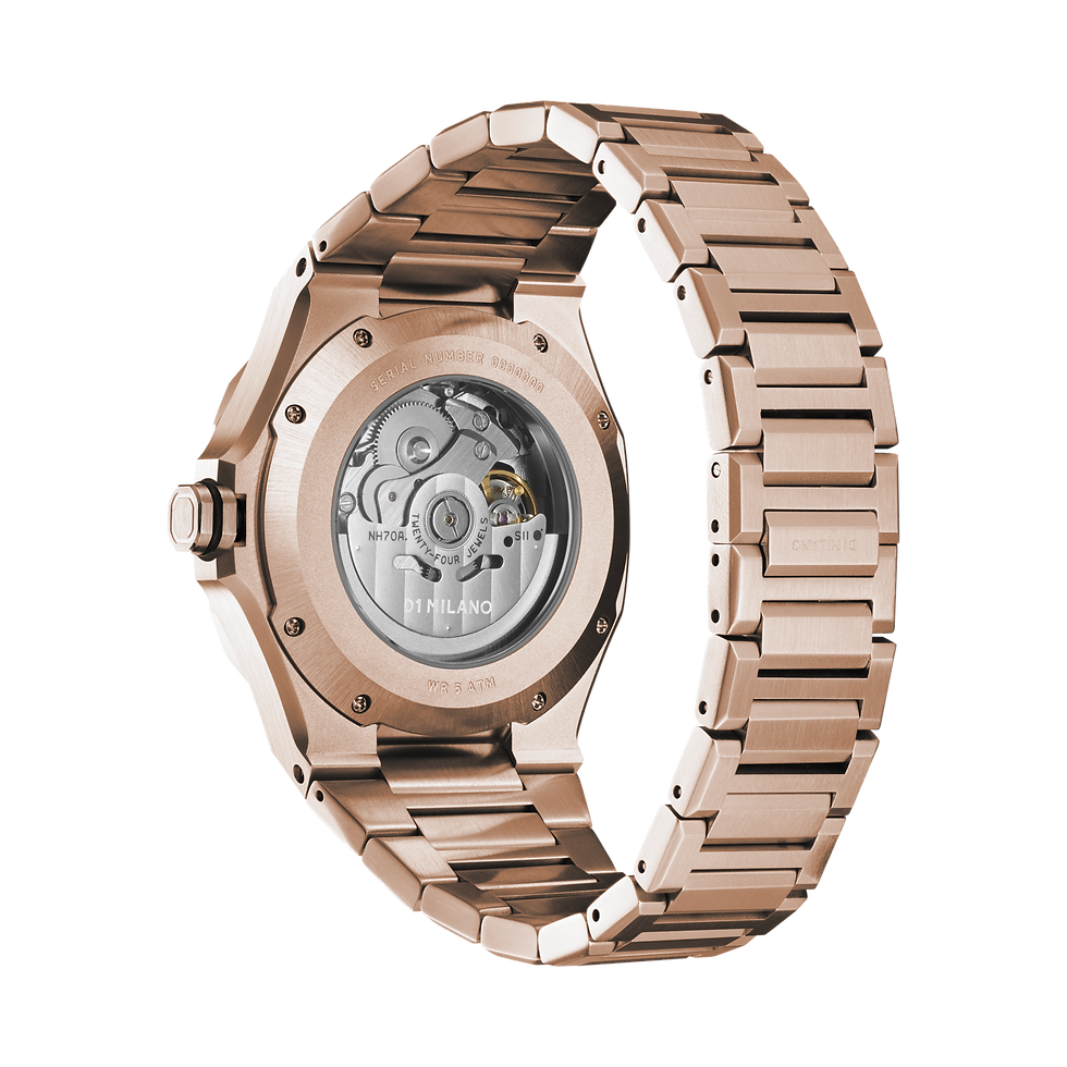 Thumbnail: D1 Milano SKBJ12 Skeleton Bracelet Rose Gold 41.5MM