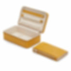 Thumbnail: WOLF - MARIA MEDIUM ZIP CASE MUSTARD