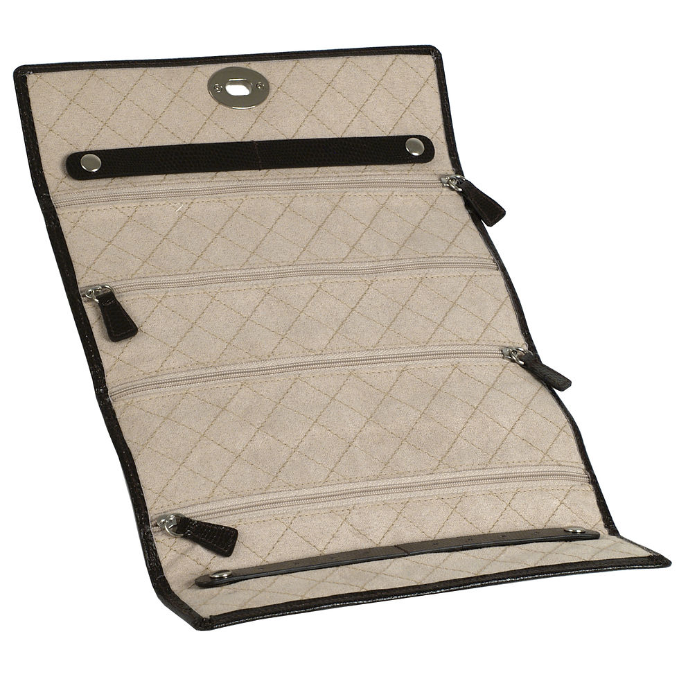 Thumbnail: WOLF - LONDON JEWELLERY ROLL COCOA