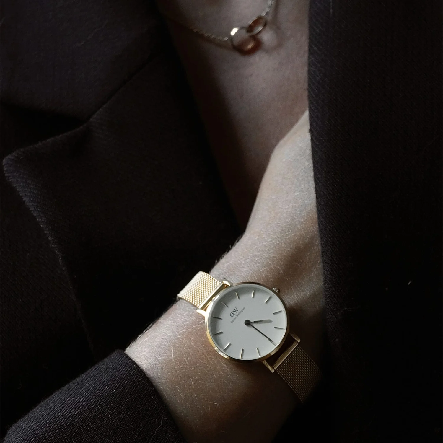 Thumbnail: Daniel Wellington Petite Evergold 32mm Gold White DW00100348 Watch