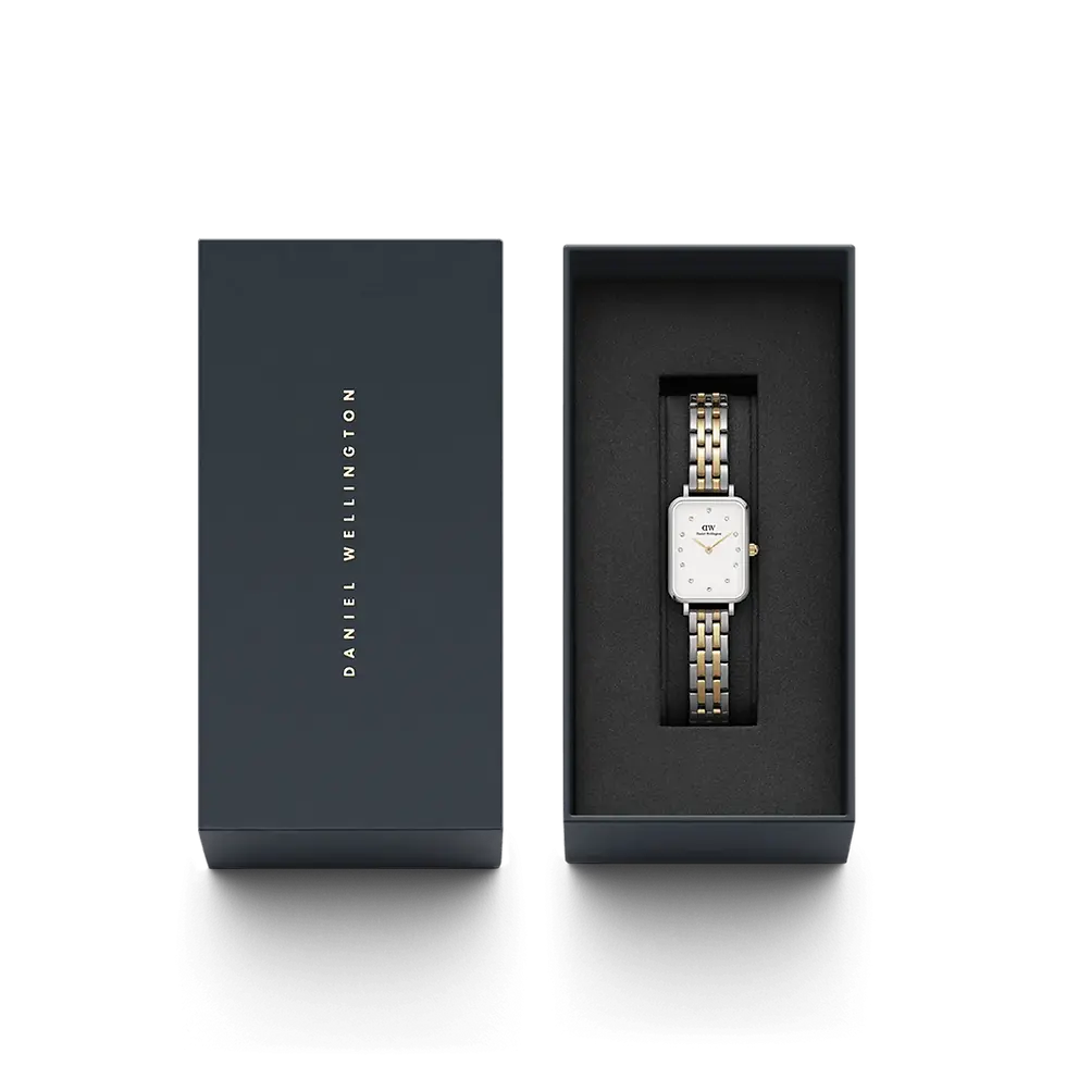 Thumbnail: Daniel Wellington Quadro Lumine 5-Link Two Tone DW00100625 Watch