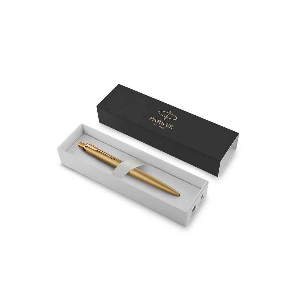 Thumbnail: Parker Jotter XL Monochrome Ballpoint Pen Gold Finish
