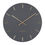 Thumbnail: One Six Eight London Luca 40cm Charcoal Silent Wall Clock
